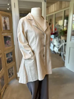 Out of Xile Printed Riding Jacket Sand