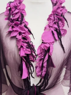 Out of Xile Silk Organza Cape - 4 Colours