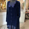 Out of Xile Velvet Coat Blue