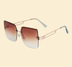 Powder Dahlia Sunglasses Gold