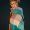 Powder Madie Cosy Scarf Damson/Teal