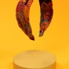 POWDER PRINTED VELVET SCANDI FOREST HEADBAND