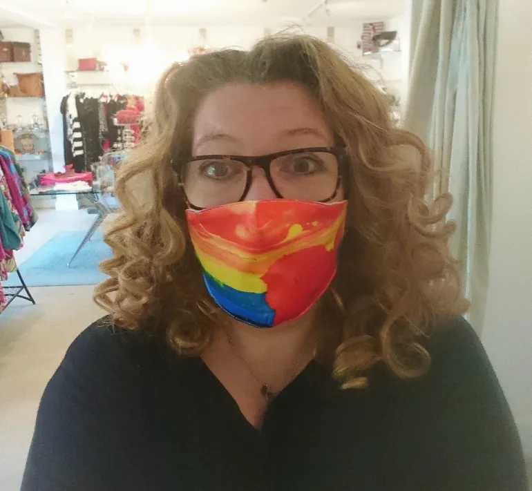 RAINBOW FACE MASK