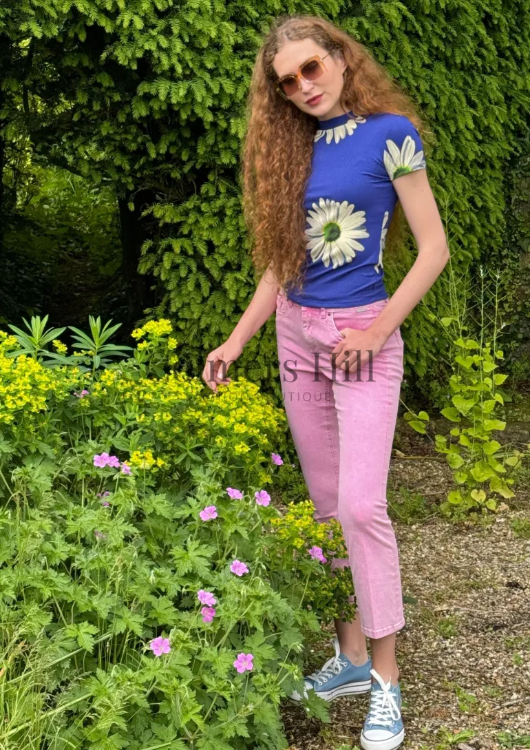 Red Button Babette Denim Jeans Rosebloom Pink