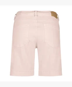 Red Button Bebe Shorts Blush