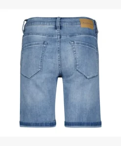 Red Button Sissy Shorts Bleach
