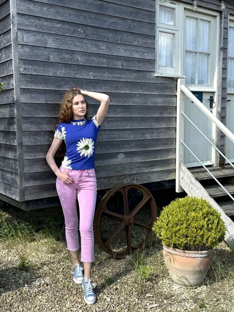 Red Button Tara Coloured Denim Rosebloom