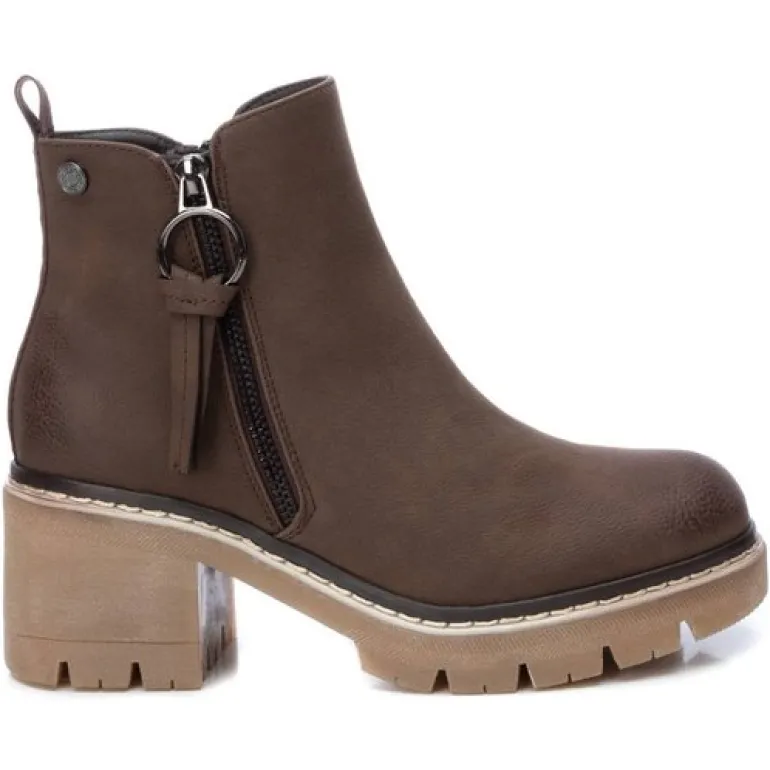 Refresh Ankle Boots Taupe