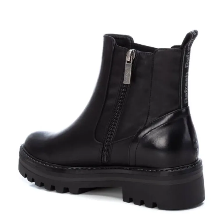 Refresh PU Ankle Boots Black
