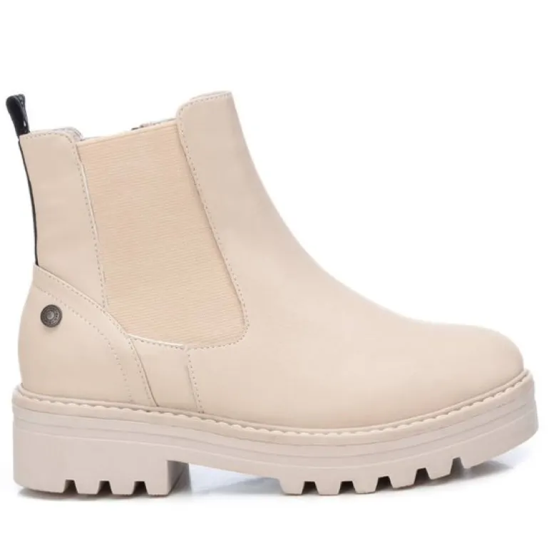 Refresh PU Ankle Boots Ice