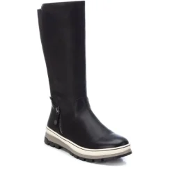 Refresh PU Combi Long Boots Black