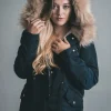 RINO & PELLE COATED TWILL ANORAK NAVY