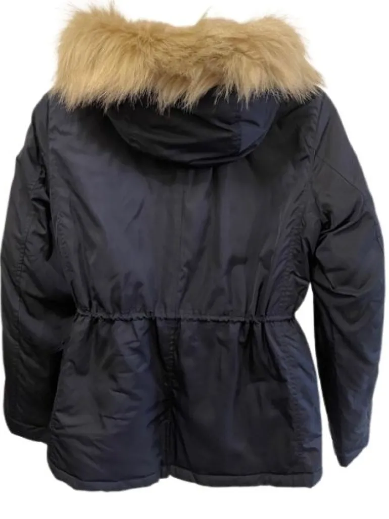 RINO & PELLE COATED TWILL ANORAK NAVY
