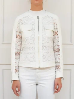 RINO & PELLE NOVARA LACE ZIP JACKET