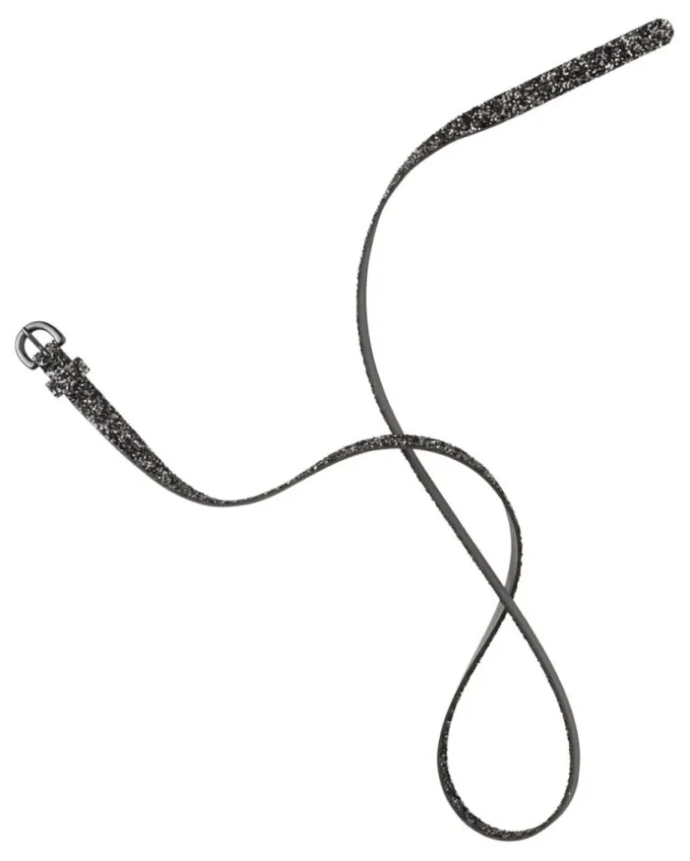 SANDWICH BLACK GLITTER BELT