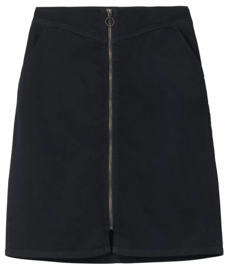 SANDWICH CLOTHING DENIM ZIP SKIRT