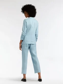 SANDWICH FORGET-ME-NOT LINEN JACKET