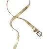SANDWICH GOLD LEATHER BELT