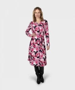 Sandwich Long Woven Dress Foxglove