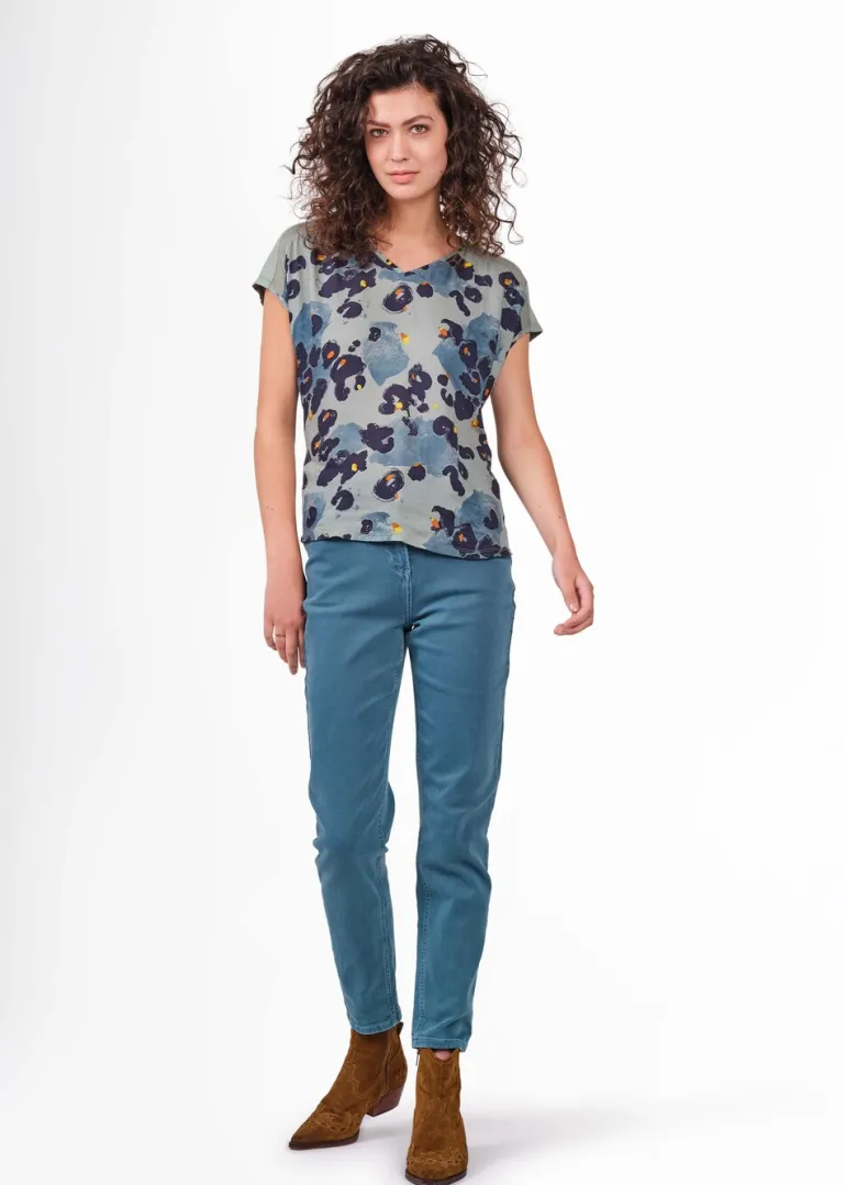 SANDWICH SKINNY HIGH WAIST JEANS DEEP LAGOON