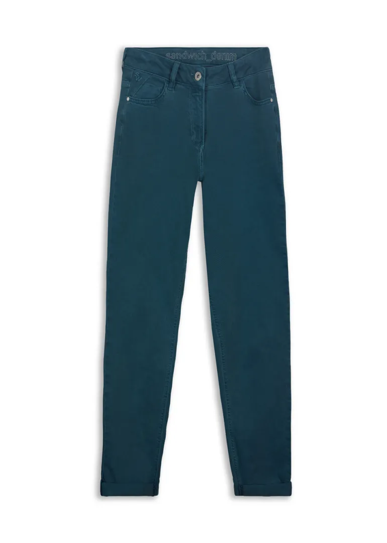 SANDWICH SKINNY HIGH WAIST JEANS DEEP LAGOON