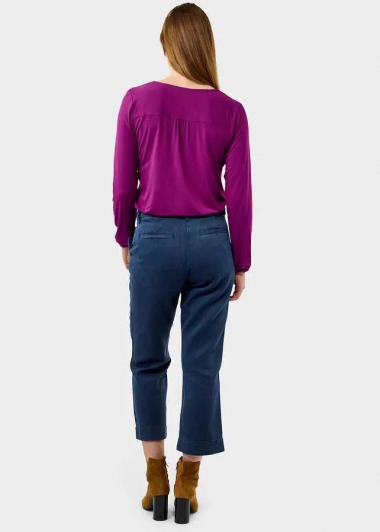 Sandwich Woven Trousers Night Sky