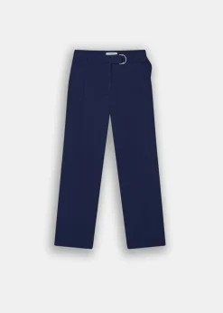 Sandwich Woven Trousers Night Sky