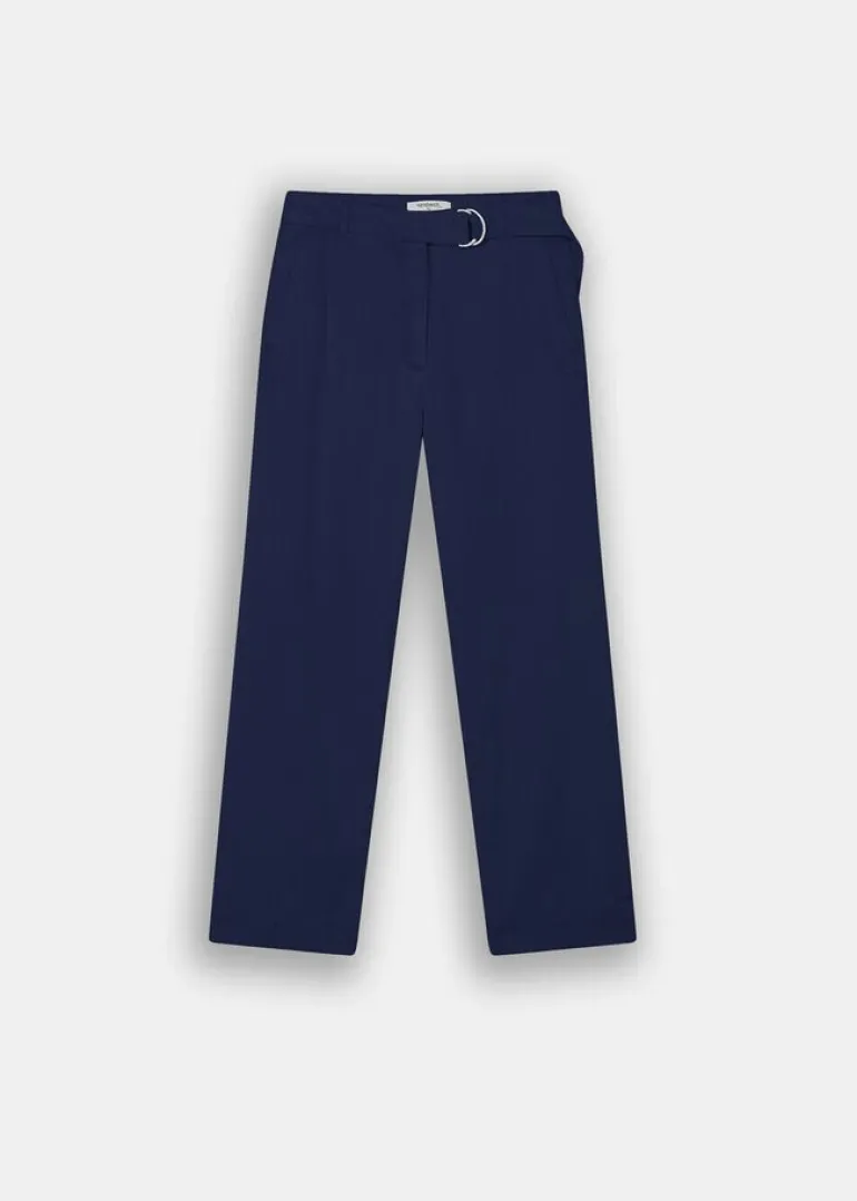 Sandwich Woven Trousers Night Sky