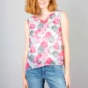 Simclan Dot Sheer Top Grey