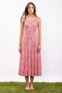 Simclan Princess Seam Dress Red