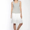 SIMCLAN SKIRT WITH POCKETS WHITE