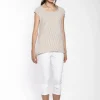 SIMCLAN TUNIC STRIPED LIGHT OLIVE