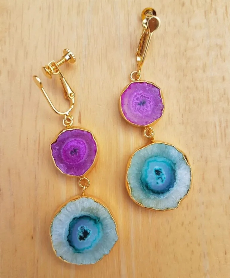 SO SOLAR CLIPS PINK & TURQUOISE