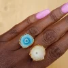SO SOLAR RING TURQUOISE