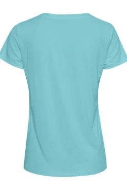 SOAKED IN LUXURY COLUMBINE V TEE ANGEL BLUE