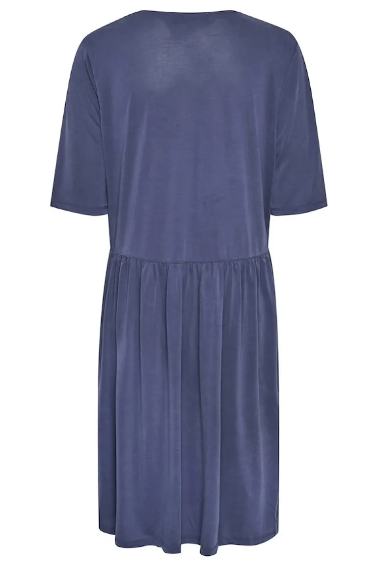 Soaked in Luxury Cordelia Dress Navy