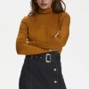 SOAKED IN LUXURY HANADI ROLLNECK LONG SLEEVE TOP - VARIOUS