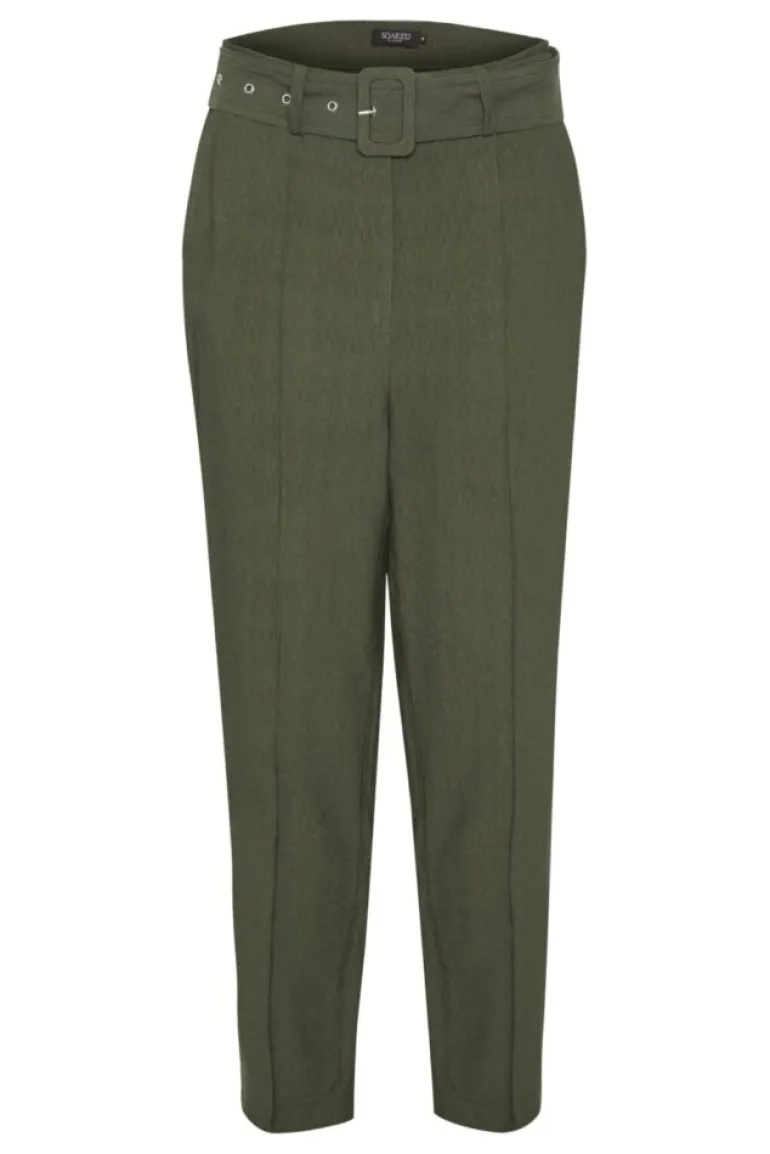 SOAKED IN LUXURY IGGY PANTS FOREST NIGHT