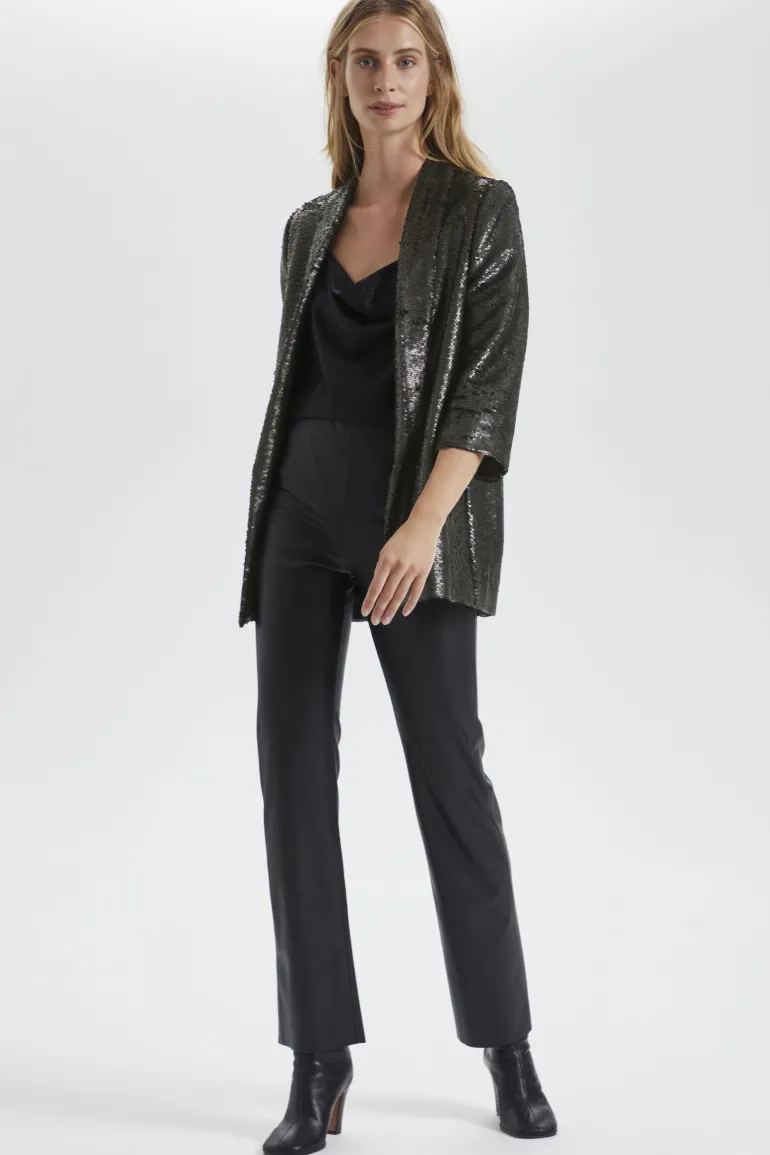 SOAKED IN LUXURY LALUNE SHIRLEY BLAZER BLACK