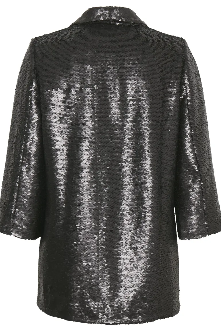 SOAKED IN LUXURY LALUNE SHIRLEY BLAZER BLACK