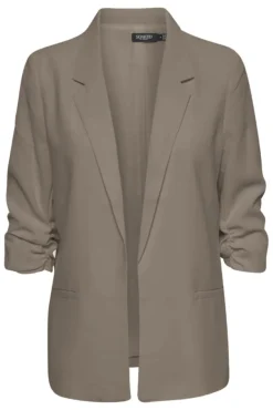 SOAKED IN LUXURY SHIRLEY BLAZER BRINDLE