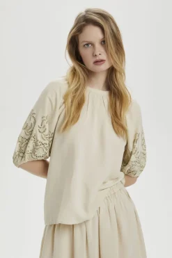 Soaked in Luxury Zandra Blouse Black