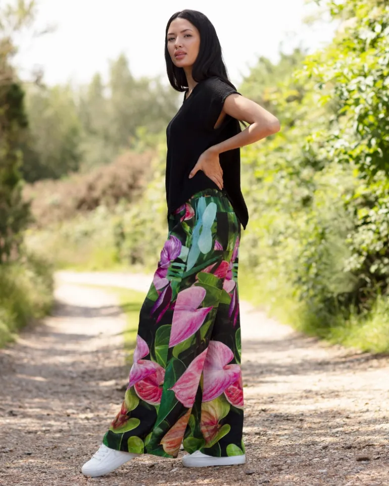 SUMMER DREAMS LINEN PALAZZO TROUSERS