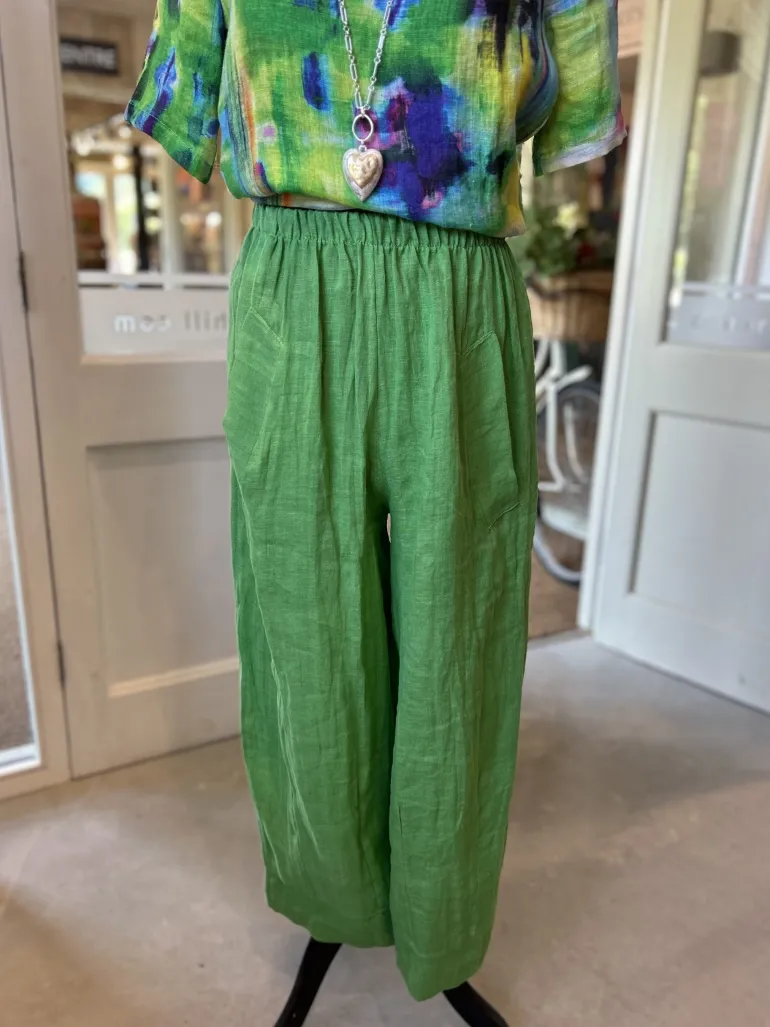 Thanny Linen Trousers Kiwi
