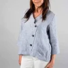 Vetono Short Jacket Blue Melange