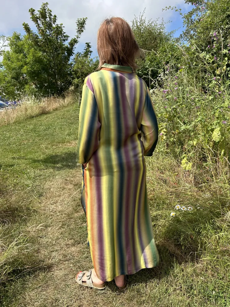 Yavi Long Multicolour Shirt Dress