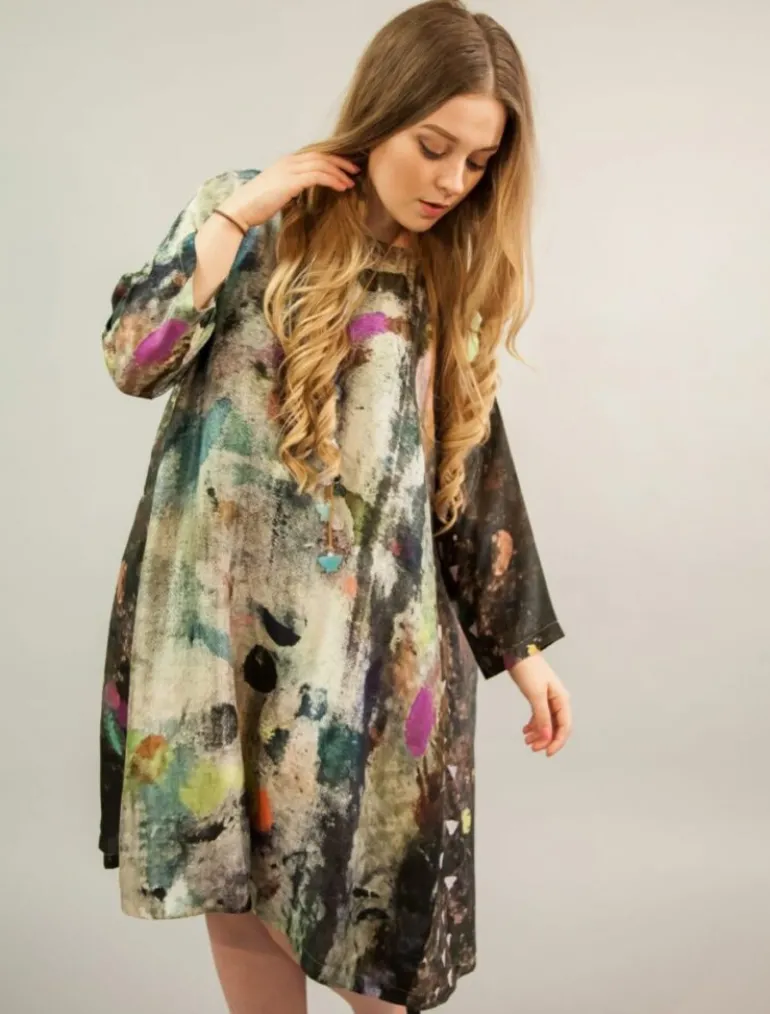 YAVI MRIDUL SILK DRESS