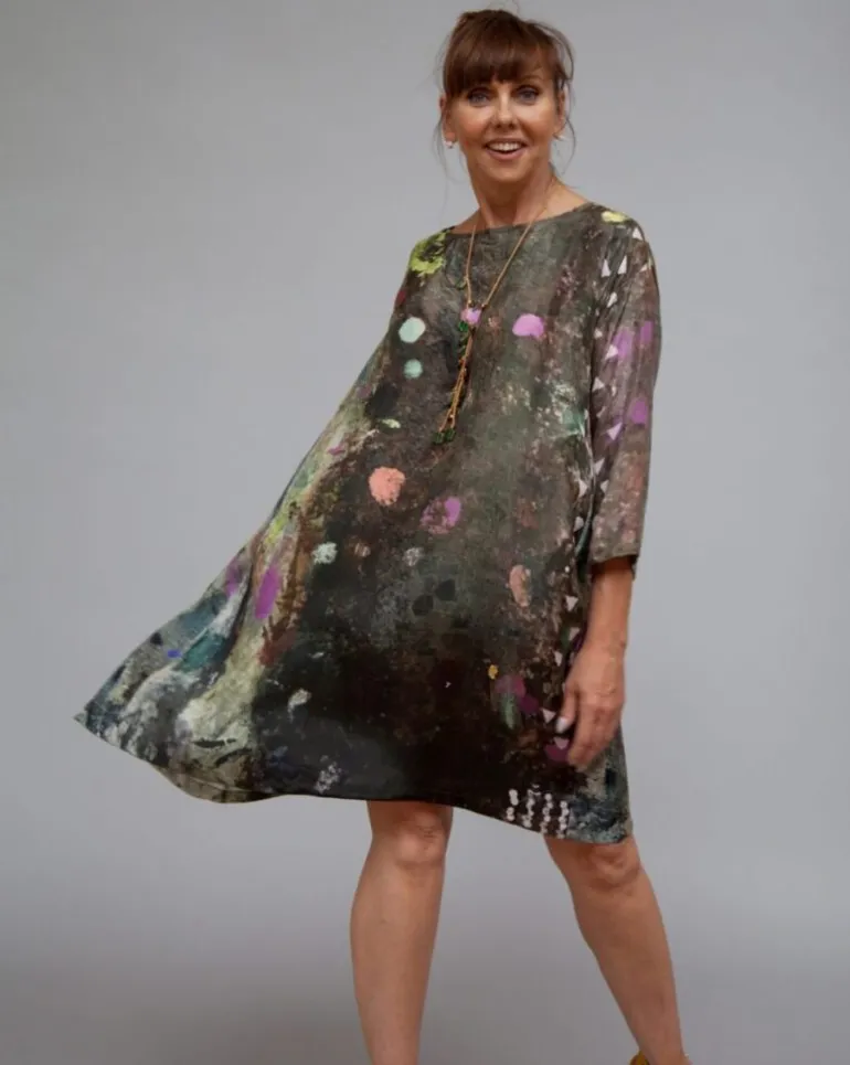 YAVI MRIDUL SILK DRESS