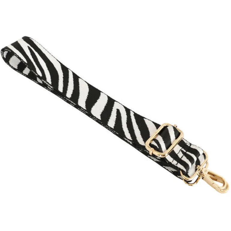 ZEBRA STRIPE HANDBAG STRAP